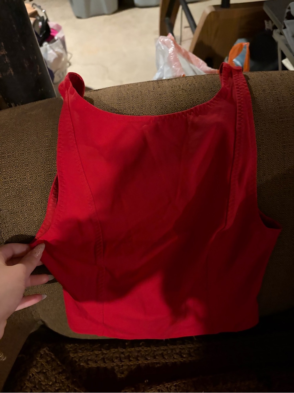Red Women's Tank Top